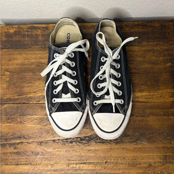 Converse Black and White Chuck Taylor Sneakers - Picture 2 of 3